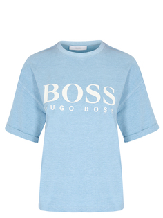 Футболка хлопковая с логотипом Boss