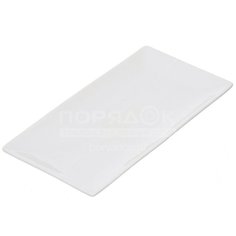 Блюдо керамика, прямоугольное, 20 см, белое, Daniks, Грейс, Y4-3746