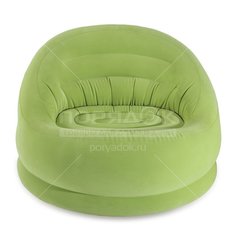 Кресло надувное 79х104х112 см, флокированное, 100 кг, Intex, 68577NP
