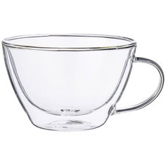 Кружка стекло, 250 мл, Double-Wall, двойные стенки, Agness, 250-106