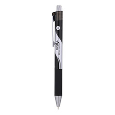 Ручка шариков. Deli Upal EQ16-BK черный мет. d=0.7мм черные автоматическая резин. манжета 12 шт./кор.