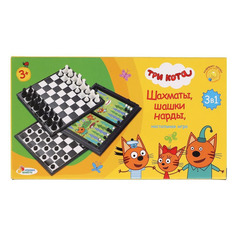 Настольная игра Играем вместе Три кота Шахматы [g049-h37025-r3]