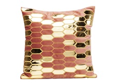 Подушка honeycomb (kare) розовый 45x45x8 см.
