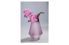 Ваза pastel (kare) фиолетовый 21x26x21 см.