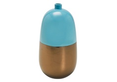 Ваза cosmos (kare) голубой 14x27x14 см.