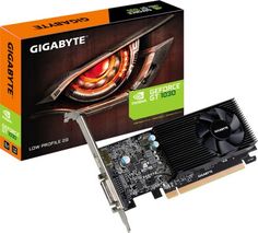 Видеокарта PCI-E GIGABYTE GeForce GT 1030 (GV-N1030D5-2GL) 2GB GDDR5 64bit 14nm 1252/6008MHz DVI-D(HDCP)/HDMI RTL