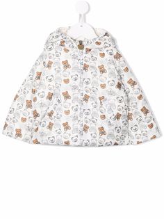 Moschino Kids пуховик с принтом Teddy Bear