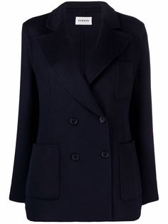 P.A.R.O.S.H. двубортный пиджак с заостренными лацканами