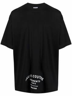 VETEMENTS футболка с логотипом