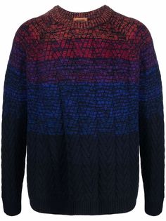 Missoni шерстяной джемпер в двух тонах