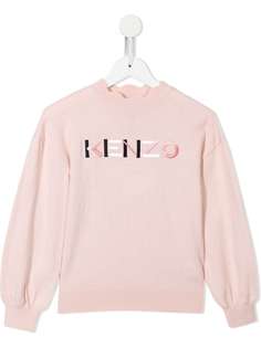 Kenzo Kids джемпер с вышитым логотипом