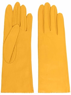 Manokhi кожаные перчатки с фестонами