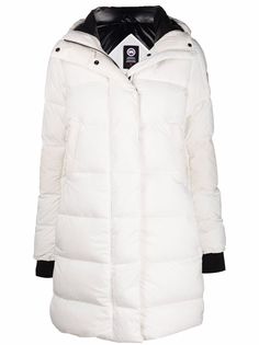 Canada Goose пуховик Alliston с нашивкой-логотипом