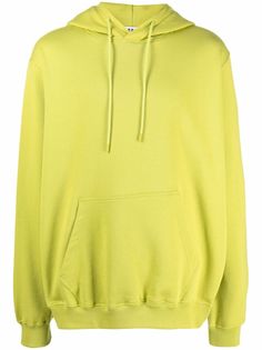 MSGM худи из джерси с логотипом