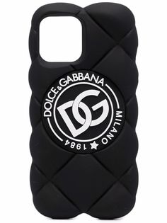 Dolce & Gabbana стеганый чехол для iPhone 12 Pro Max с логотипом DG