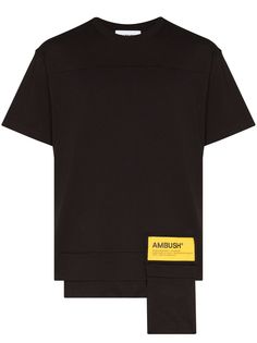 AMBUSH футболка с карманом и логотипом