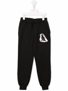 Mini Rodini спортивные брюки Blackbird из органического хлопка
