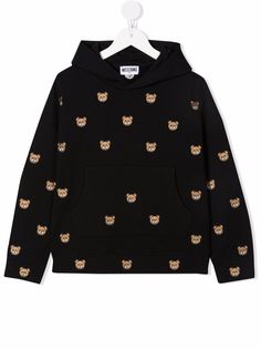 Moschino Kids худи с логотипом