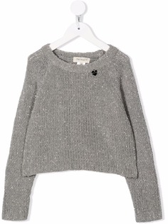 TWINSET Kids джемпер со значком