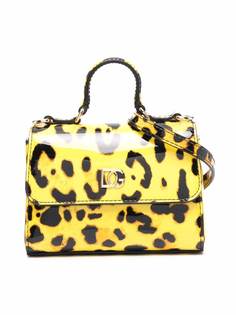Dolce & Gabbana Kids сумка на плечо с леопардовым принтом