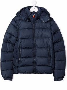 Save The Duck Kids пуховик на молнии с капюшоном