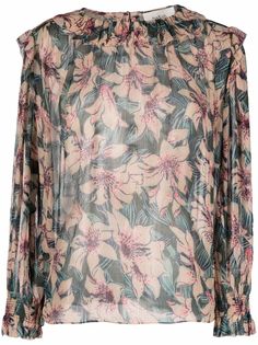 Ba&Sh блузка Baia с цветочным принтом