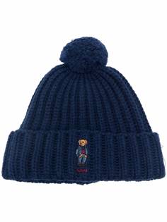 Polo Ralph Lauren шапка бини Polo Bear с помпоном