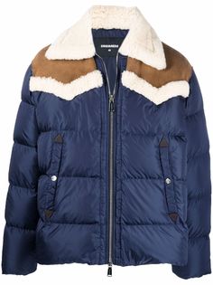 Dsquared2 пуховик с овчиной