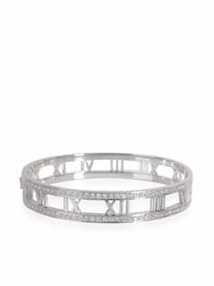 Tiffany & Co. Pre-Owned браслет-бэнгл Atlas Pierced с бриллиантами