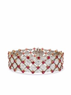 Tiffany & Co. Pre-Owned браслет с бриллиантом и рубином