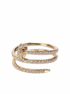 Cartier кольцо Juste un Clou pre-owned из желтого золота с бриллиантами
