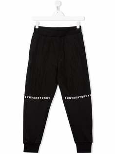Dkny Kids спортивные брюки с логотипом