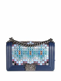 Chanel Pre-Owned сумка на плечо Mosaic Boy ограниченной серии