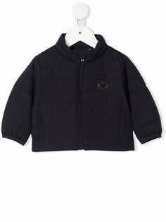 Emporio Armani Kids пуховик с логотипом