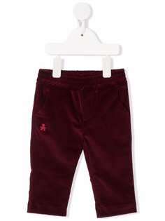 Le Bebé Enfant прямые брюки с вышитым логотипом