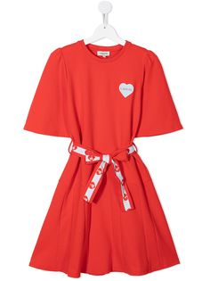 LANVIN Enfant платье-футболка с завязками