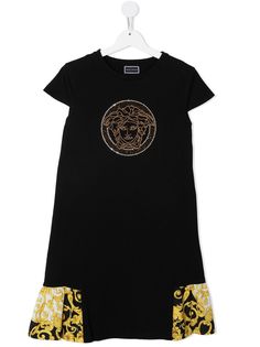 Versace Kids платье-футболка с логотипом