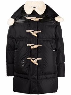 Dsquared2 пуховик с отделкой из овчины