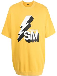 Undercoverism футболка оверсайз с графичным принтом