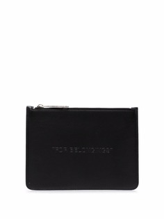 Off-White клатч с принтом