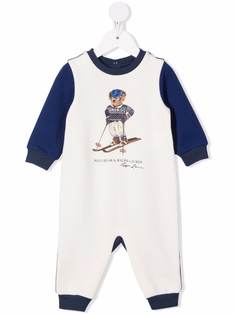 Ralph Lauren Kids ромпер с принтом Polo Bear