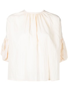 Deveaux блузка с объемными рукавами