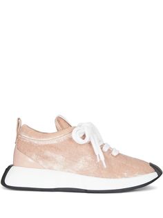 Giuseppe Zanotti бархатные кроссовки Ferox