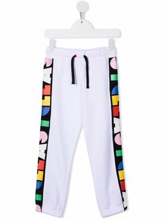 Stella McCartney Kids спортивные брюки с логотипом