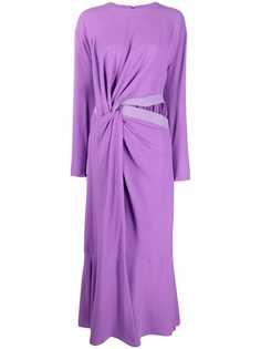 Stella McCartney платье миди с длинными рукавами
