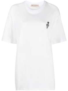 Emilio Pucci футболка с вышитым логотипом