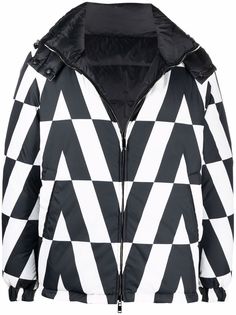 Valentino пуховик с монограммой