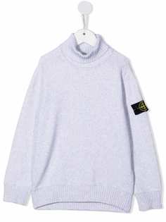 Stone Island Junior джемпер с нашивкой-логотипом