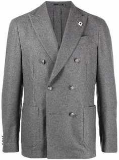 Lardini двубортный пиджак с заостренными лацканами