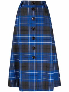Essentiel Antwerp клетчатая юбка А-силуэта